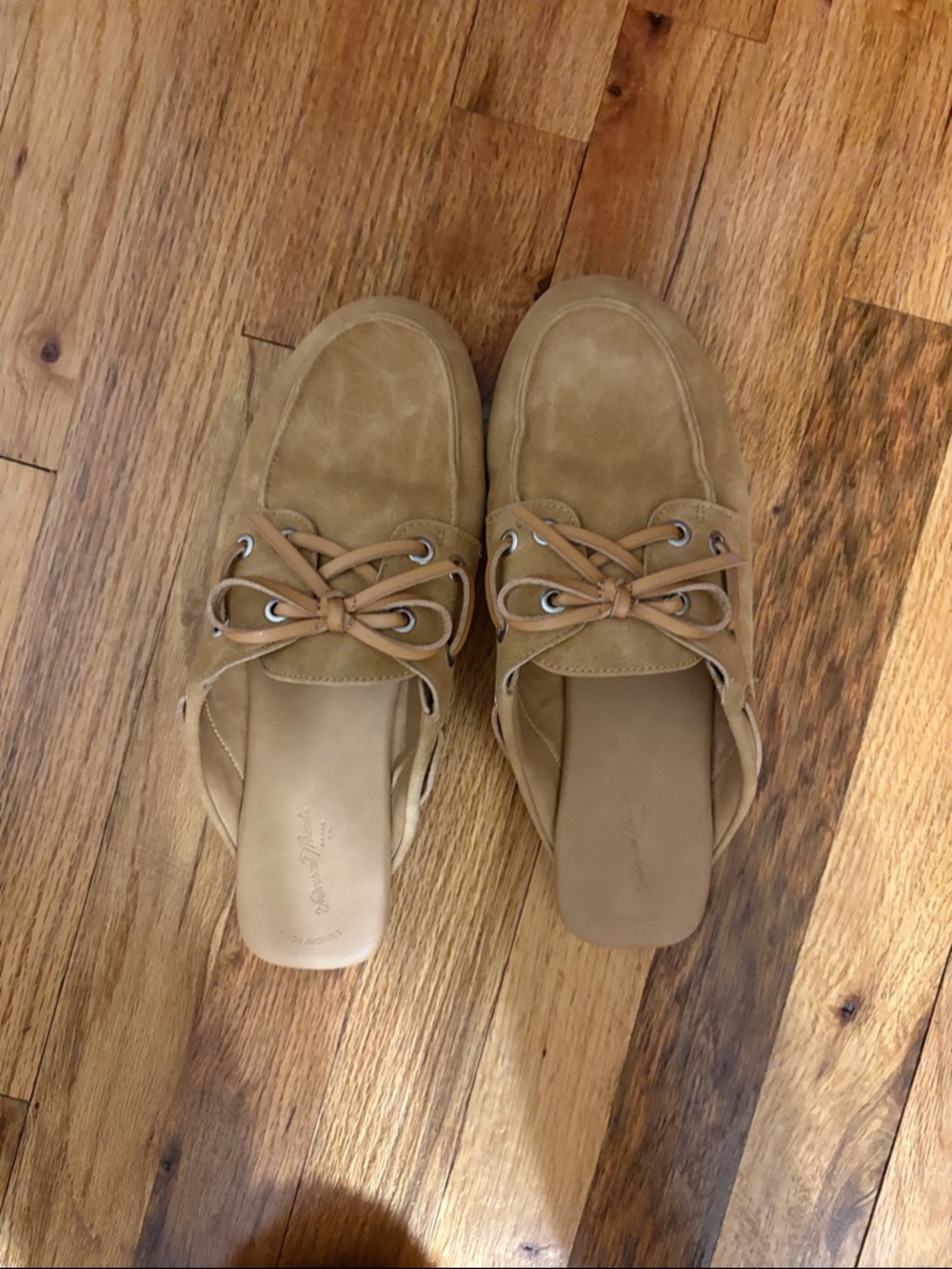 Universal Thread Tan Suede Slip-On Loafers